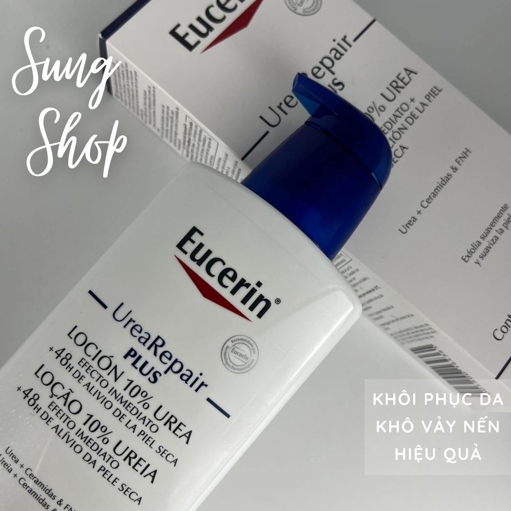 [HIỆU QUẢ] Lotion chăm sóc dưỡng ẩm cho da khô vảy nến Eucerin Urea Repair PLUS Lotion 10%