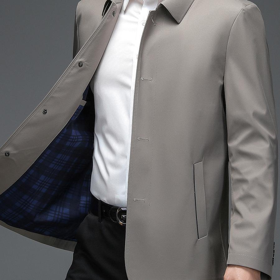 # Áo Khoác Nam# Áo Khoác Thiết Kế Mới Thời Trang Mùa Xuân Thu Dành Cho Nam Trung Niên# Áo Nam Mỏng