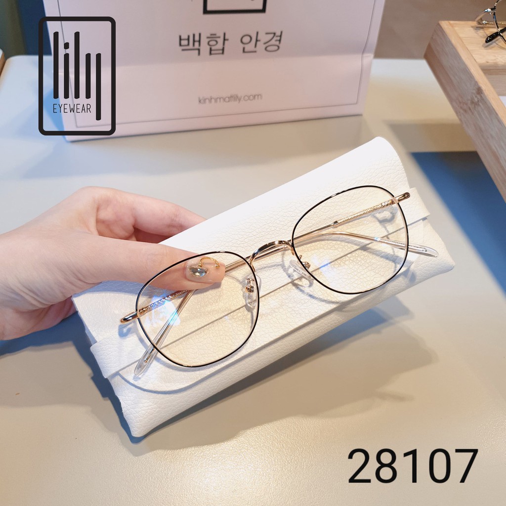 Gọng Kính Cận Kim Loại GK28107 - Gọng Kính Mắt Thời Trang