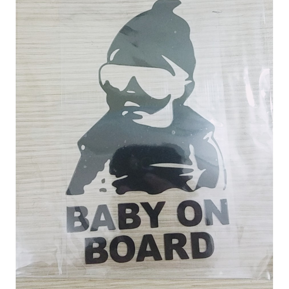 Tem trang trí decal BABY ON BOARD - decal trang trí ô tô, xe hơi | BigBuy360 - bigbuy360.vn