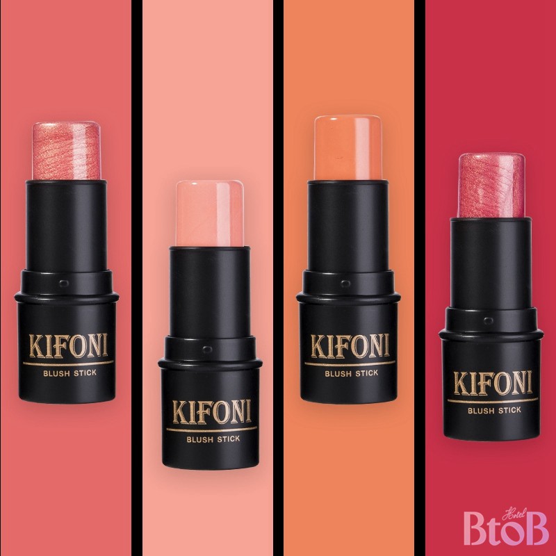 [Hàng mới về] Lọ kem đánh má hồng màu lấp lánh hiệu KIFONI