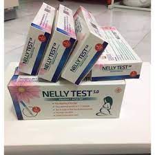 (Che tên) Que thử thai  NELLY TEST, que có bản to 5.0mm và cốc có tay cầm, cho kết quả nhanh chính xác sau 7 ngày