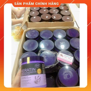 DẦU HẤP Ủ TÓC KERATIN màu tím HÀN QUỐC 1000ML