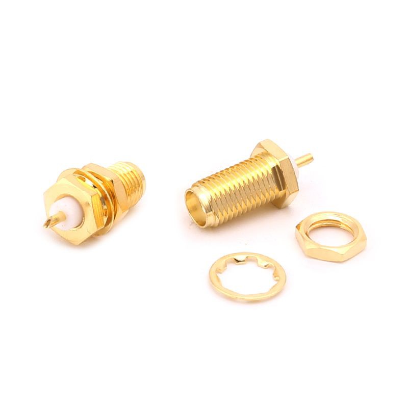 Set 10 đầu nối SMA đầu cái cho mối hàn