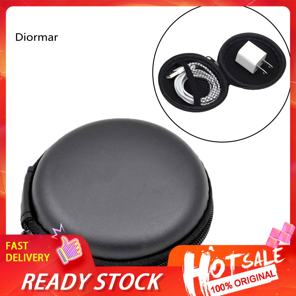 (Hàng Có Sẵn) Túi Tròn Đựng Tai Nghe Chống Sốc Đa Năng