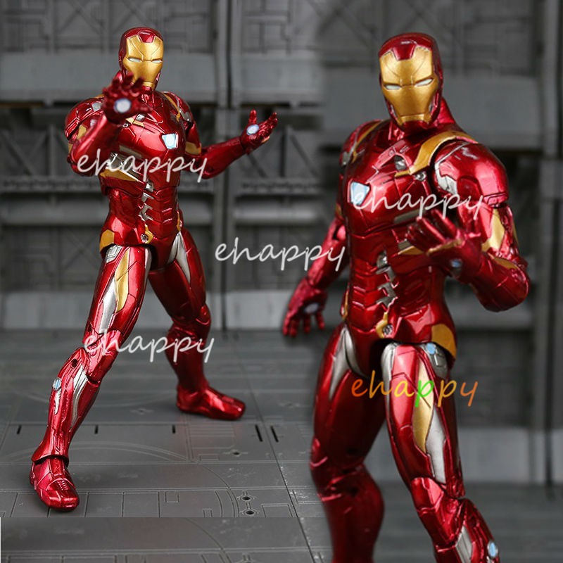 Mô hình nhân vật Iron Man Captain America bằng PVC cao cấp