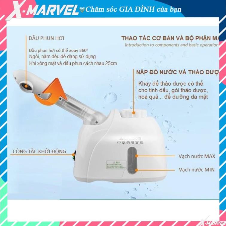 Máy xông MẶT tạo ẩm nóng, máy XÔNG HƠI mặt Mini Kingdomcare K33S