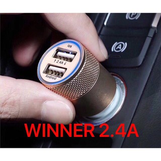 Cóc sạc xe hơi winner 2.4a 2 cổng usb