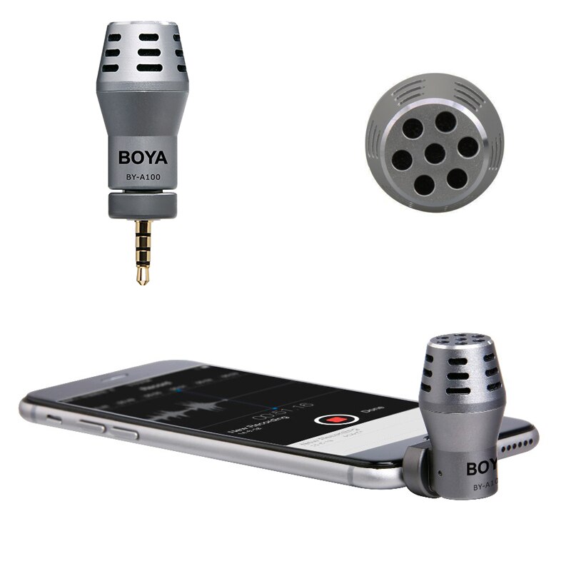Micro Boya By-A100 Cho Điện Thoại Iphone 6 / 6s / 5 / 5s Ipad Ipod Android Samsung S6 S5 S4 Htc