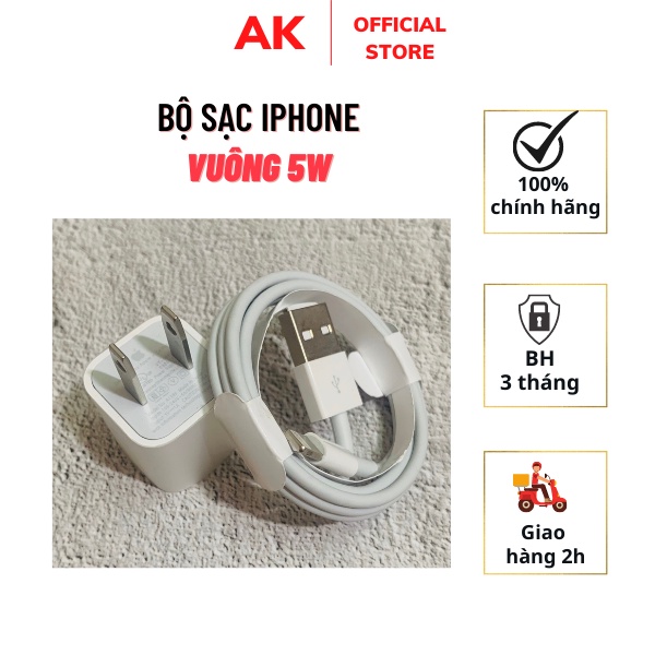 Sạc Cáp iPhone cao cấp dành cho iPhone 5 đến iPhone Xs Max - A26