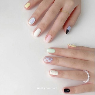 nailbox thiết kế (mẫu nail phong cách hàn quốc)