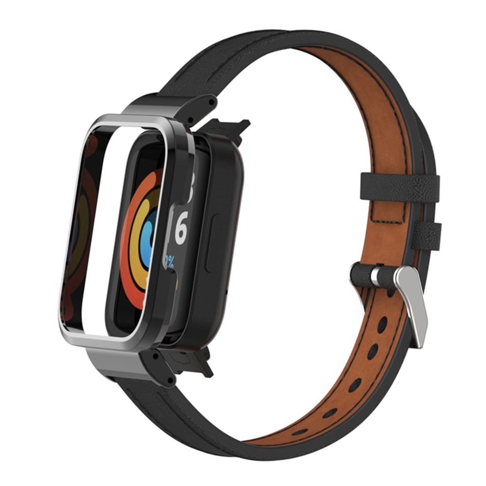 Dây Đeo Bằng Da Thay Thế Cho Đồng Hồ Thông Minh Xiaomi Mi Watch Lite / Redmi Watch 3 Active 2 Lite / Poco Watch