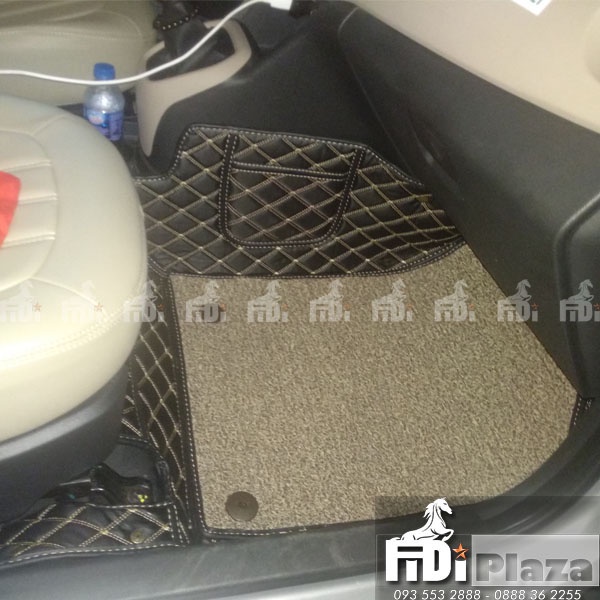 Thảm Lót Sàn Ô Tô 5D 6D Xe Hyundai I10- Thảm Trải sàn Ô TÔ Cao Cấp Không Mùi - Không Thấm Nước – Sạch Sẽ