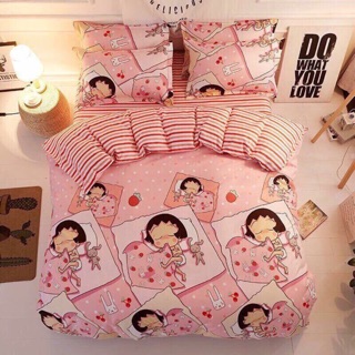 Bộ chăn ga gối poly cotton