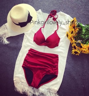 Set bikini xoắn ngực