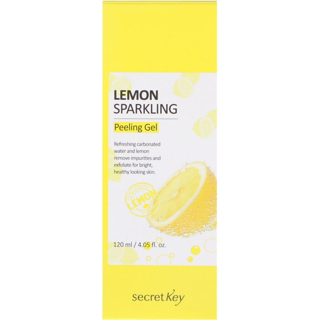 Gel tẩy tế bào chết sáng da Secret Key Lemon Sparkling Peeling Gel 120g