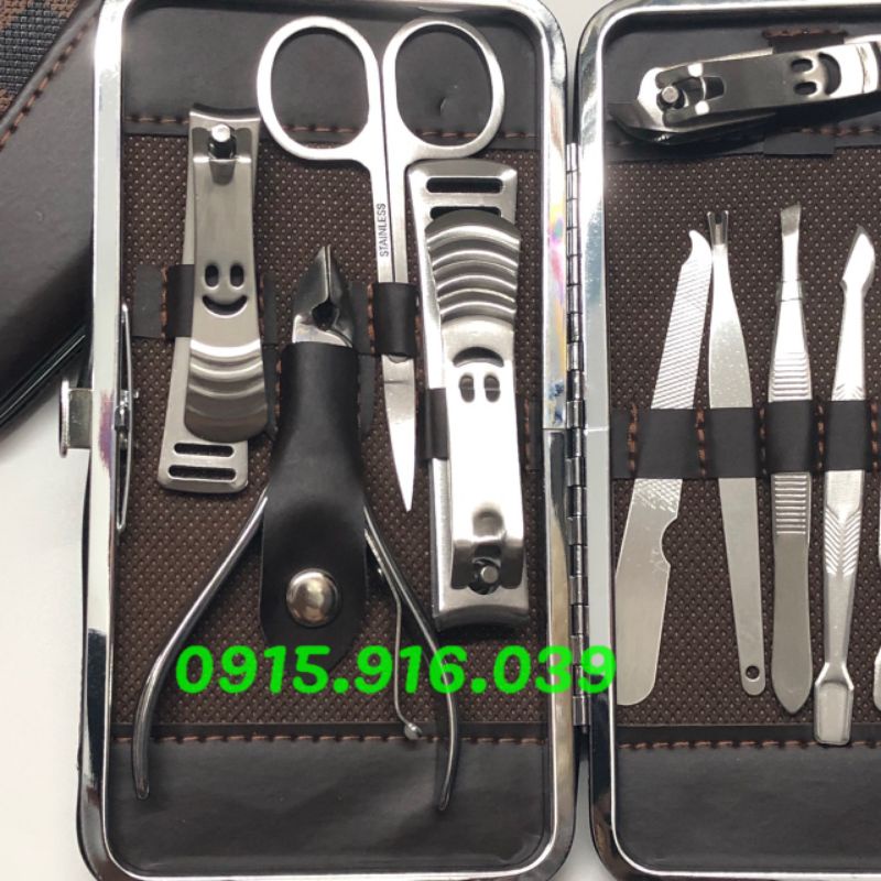 Bộ 12 dụng cụ làm móng tay chân