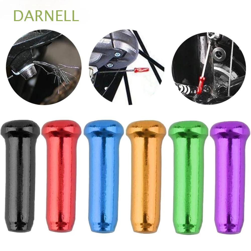 Đầu bọc dây cáp phanh xe đạp bằng nhôm nhiều màu sắc dễ lắp đặt