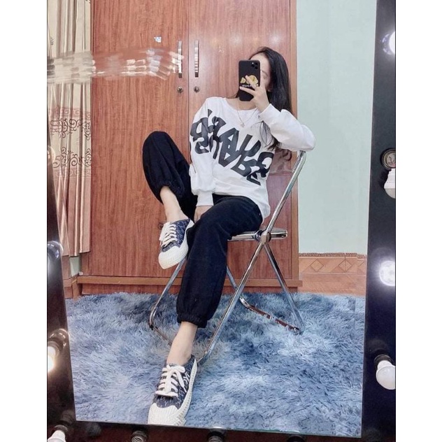 áo nỉ bông cotton freesize <65kg, hàng lót bông siêu đẹp | BigBuy360 - bigbuy360.vn