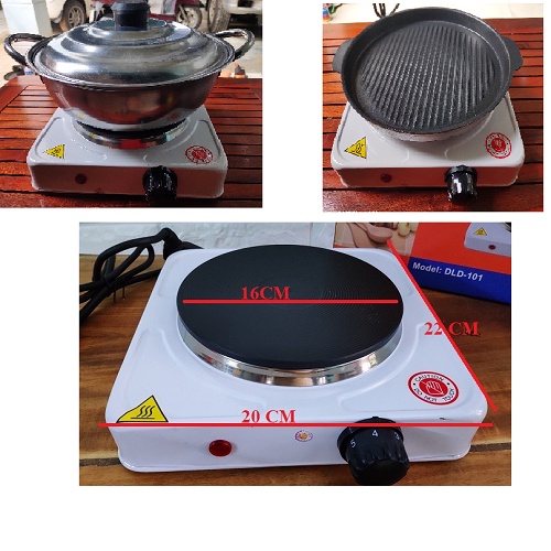Bếp Điện Mini Pha Cafe, Trà, Nấu Nước, Hơ Lá Trầu 1000w