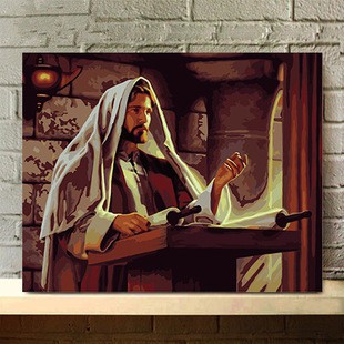 Tranh Sơn Dầu Số Hoá Tự Vẽ DIY - E083 40x50cm có khung