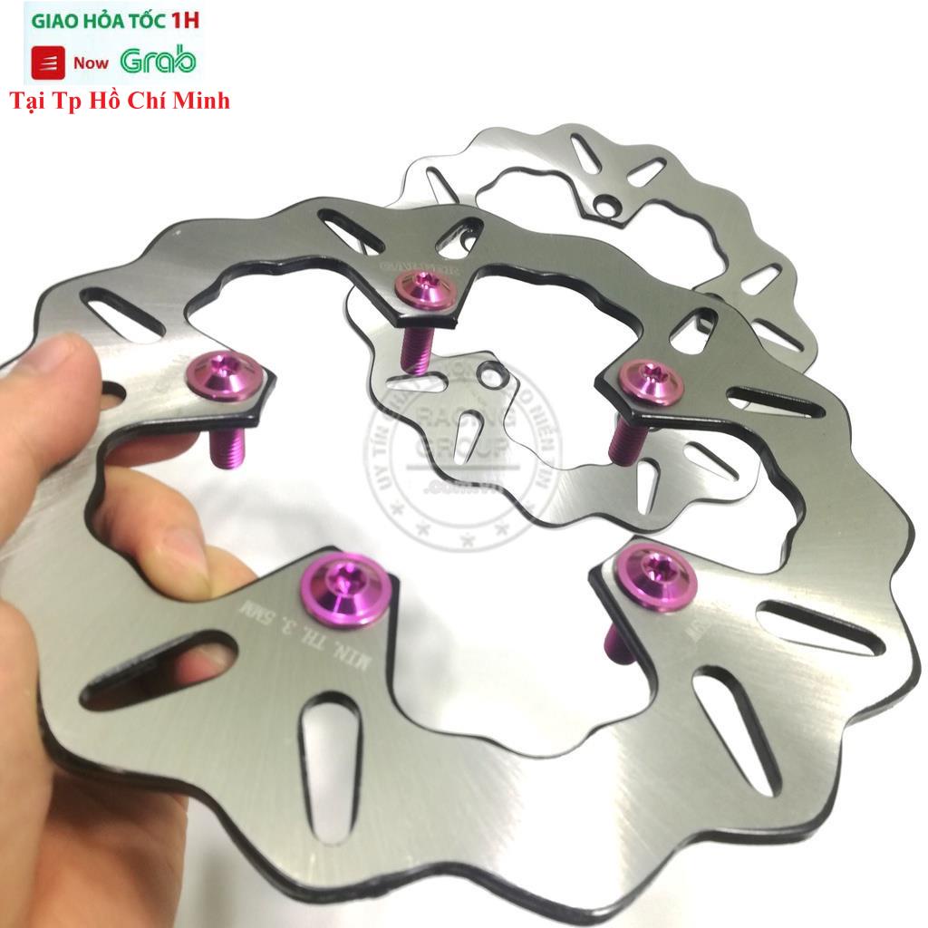 Cặp Đĩa Thắng Trước Sau Cho Ex150 Galfer (Combiz) V3