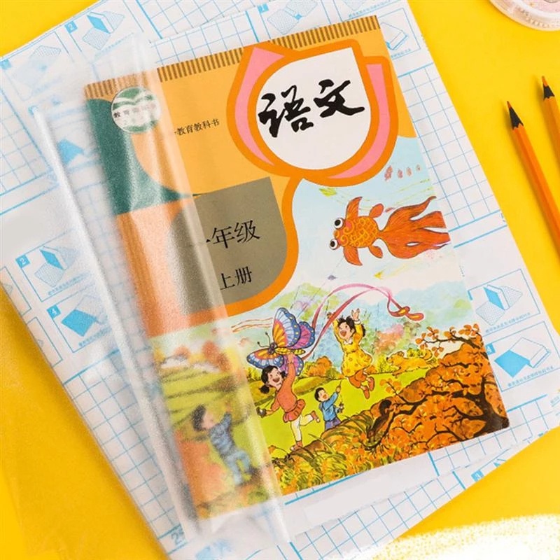 Set 10 Vỏ Bọc Sách Dày Dặn Trong Suốt Chống Nước