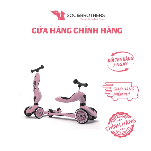 Xe scooter trẻ em Scoot and Ride Highwaykick 1 màu Rose