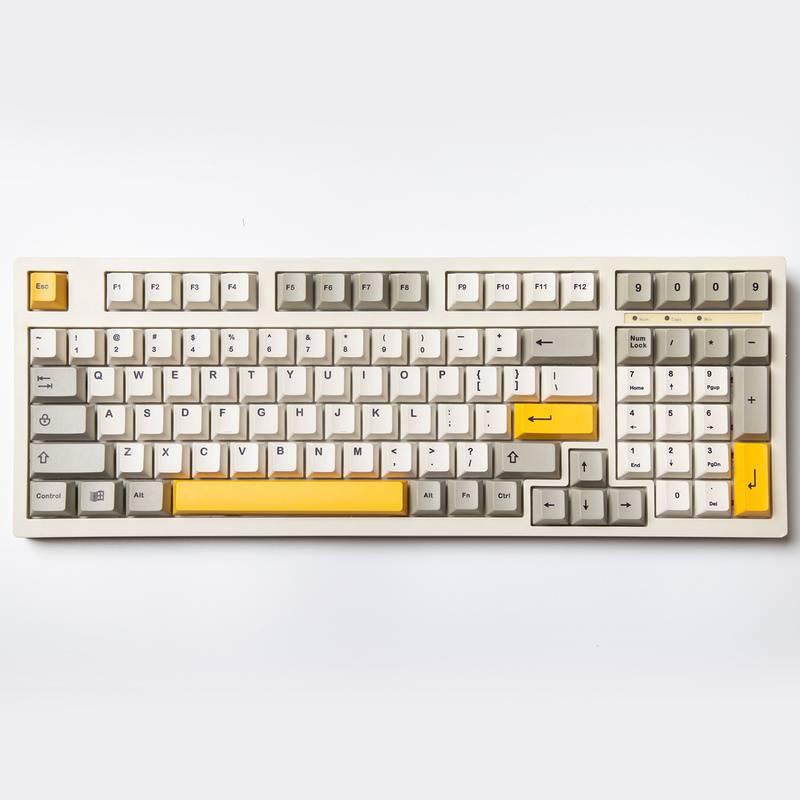 Set 134 nắp phím Cherry Profile 9009 Keycap phong cách cổ điển cho bàn phím cơ MX 61 64 68