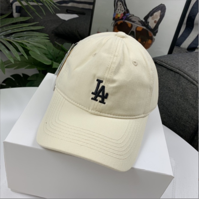 Mũ lưỡi trai Nón kết thêu chữ LA chất kaki cao cấp form unisex nam nữ