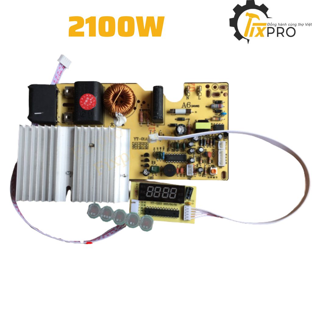 Bo mạch bếp từ cảm ứng 2100W cao cấp