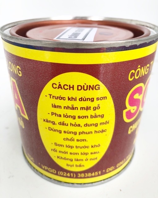 Sơn chuyên dụng cho gỗ màu cánh gián