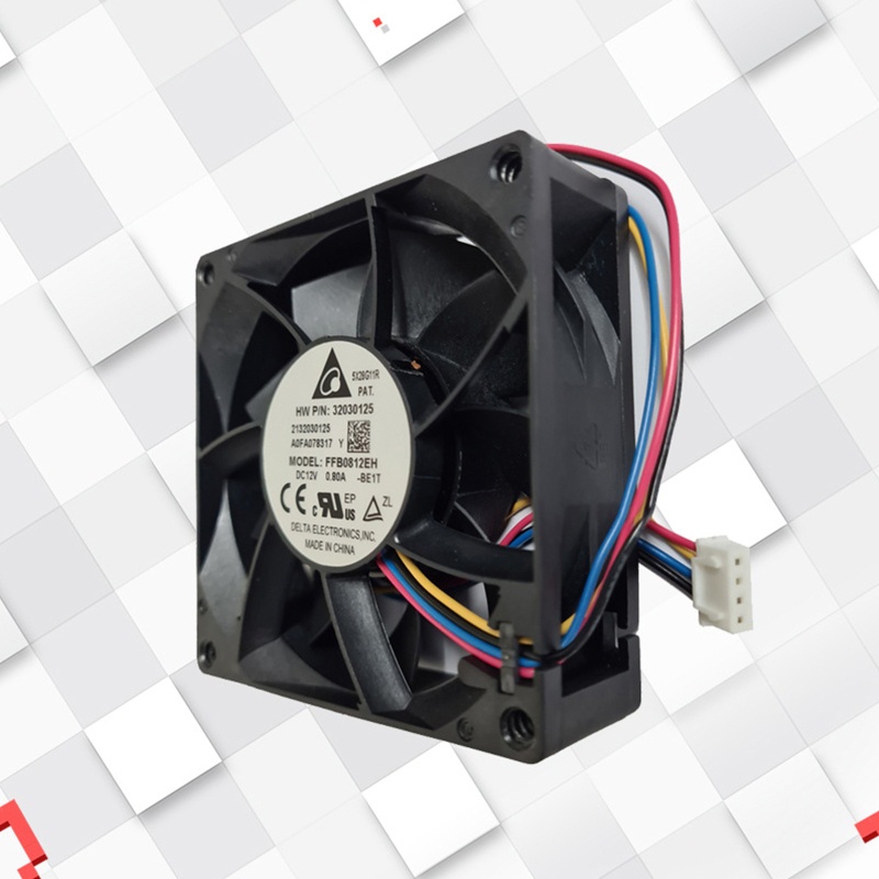 Quạt Gió 4 Dây FFB0812EH 8CM 80MM 8025 80x80x25mm 12V 0 8A Hỗ Trợ PWM