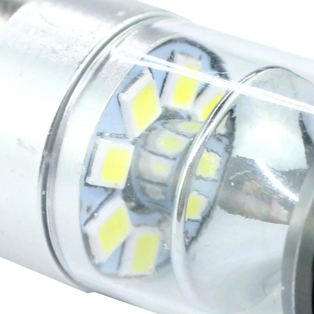 WONDER 2Pcs/Set Car Fog Light P21w Hi/Low Kit Beam Signal Lights LED Super Bright 1156 1157 DRL