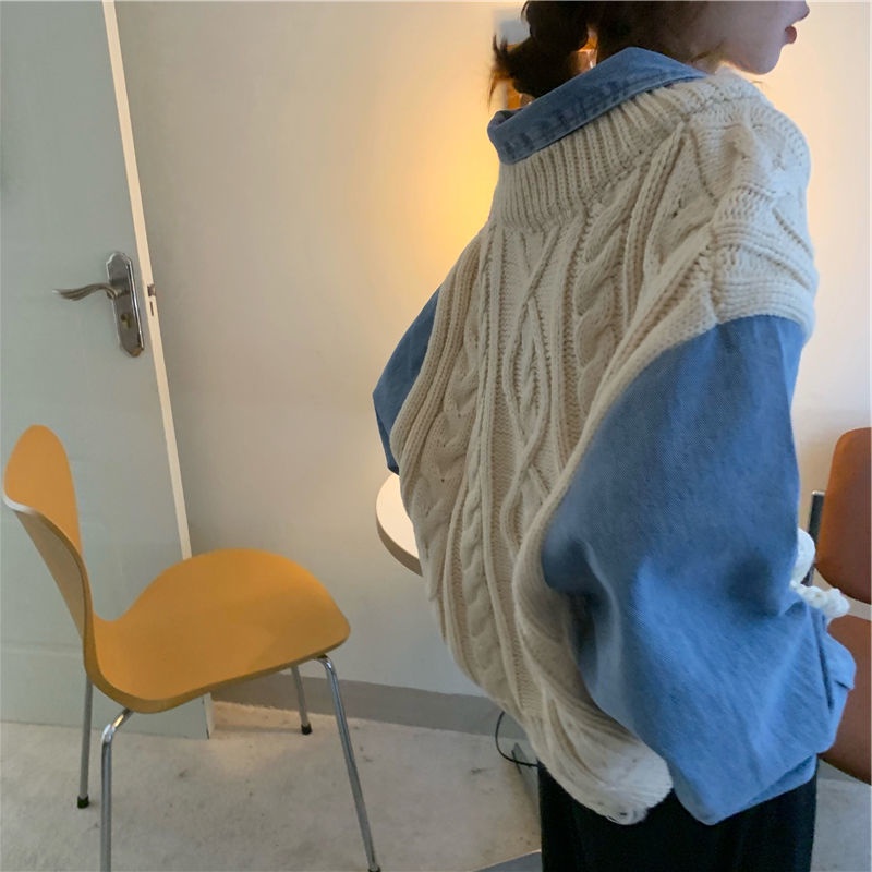 Áo len không tay thiết kế mới thời trang mùa xuân thu theo phong cách hàn quốc dành cho nữ