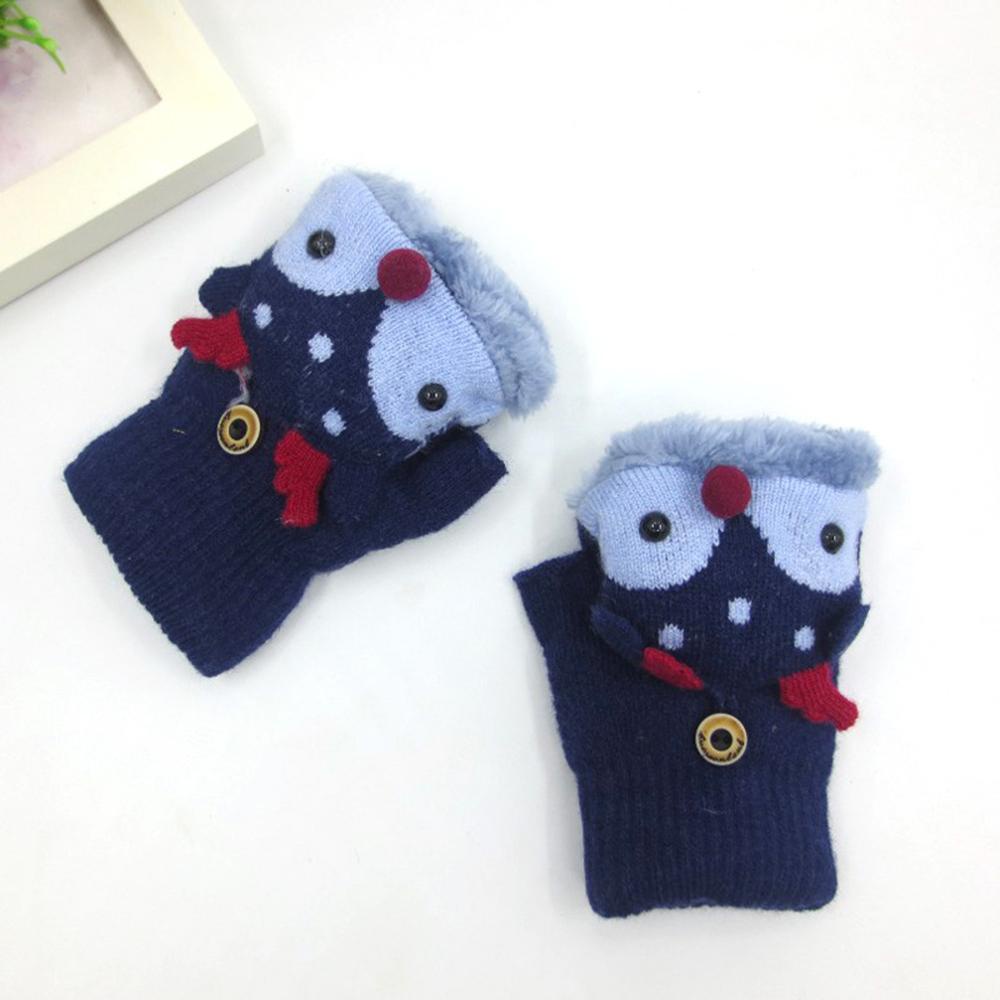 Găng Tay Chất Liệu Dày Dặn Ấm Áp Dễ Thương MIHAN1 Cho Bé 3-7 Tuổi