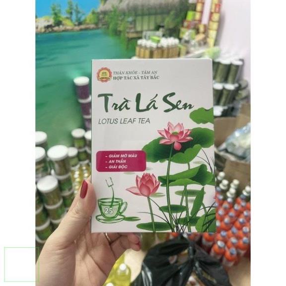 1 hộp trà sen túi lọc 25 gói thơm ngon chất lượng giá sỉ