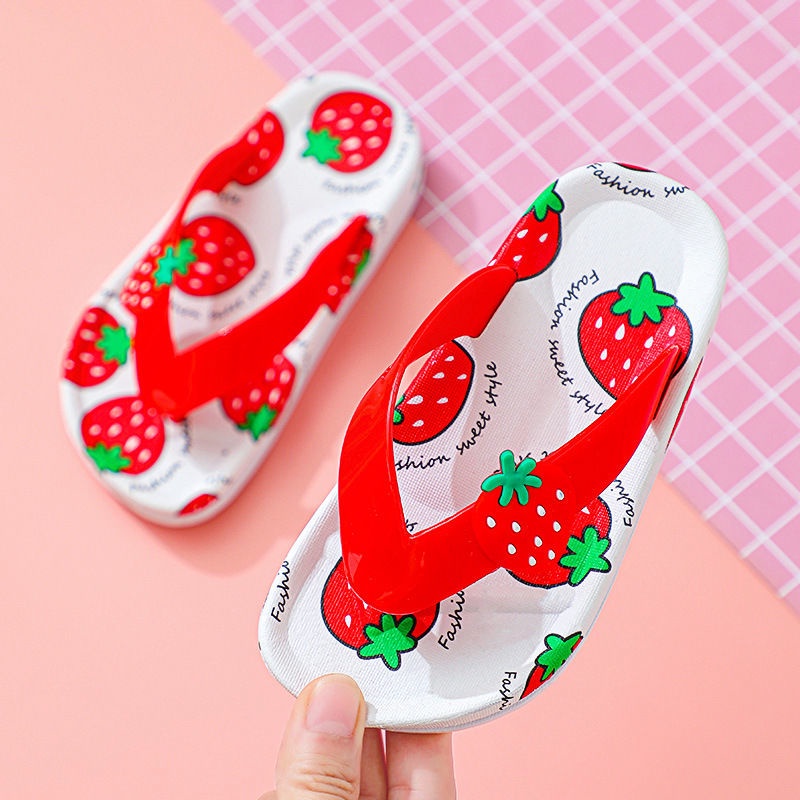 Dép Xỏ Ngón Đi Biển Phong Cách Hoạt Hình Dễ Thương Thời Trang Mới 2022 Dành Cho Bé Gái
