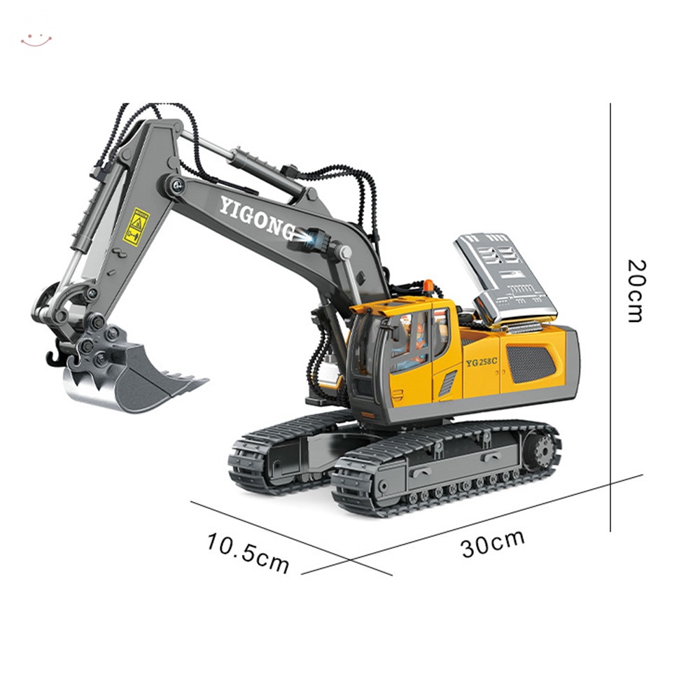 Đồ Chơi Xe Công Trường Điều Khiển Từ Xa 2.4G Có Thể Sạc Lại Cho Trẻ Em
