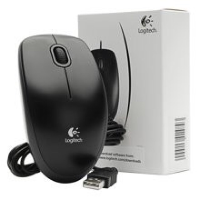Chuột quang có dây Logitech B100 [ Chính hãng ]