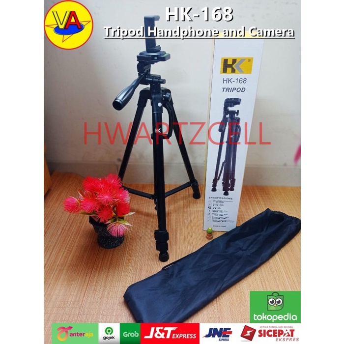 Chân Máy Ảnh Siêu Nhẹ Hk-168 1.4m Cho Hp Gopro Handycan Dslr | BigBuy360 - bigbuy360.vn