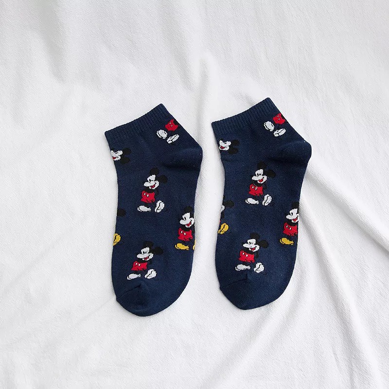 Tất nam nữ in hình hoạt hình Mickey cực chất TN89 rẻ