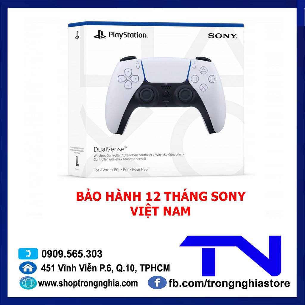 Tay Cầm PS5 - DualSense Controller PlayStation 5 - Hàng chính hãng Sony Việt Nam