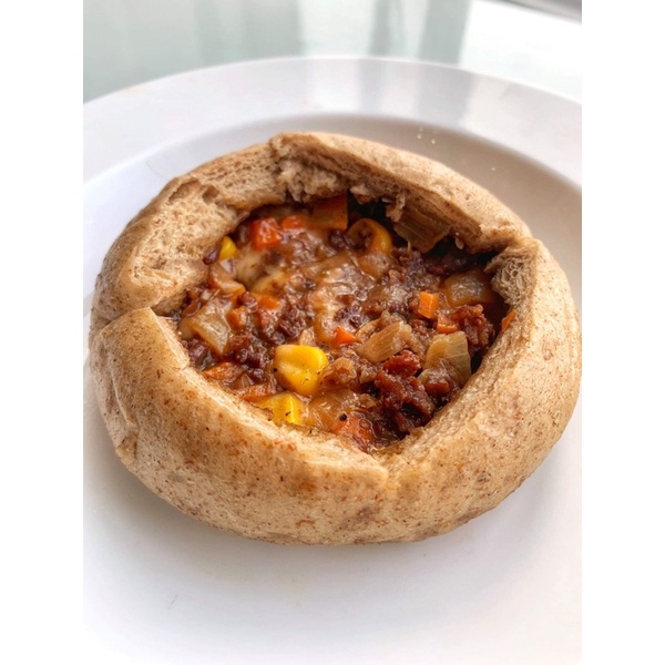 Bánh bao nguyên cám Bò Sốt tiêu
