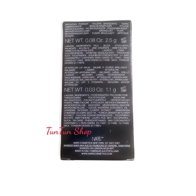Combo 2 món Phấn tạo khối trang điểm và Son bóng Nars nhập từ Mỹ