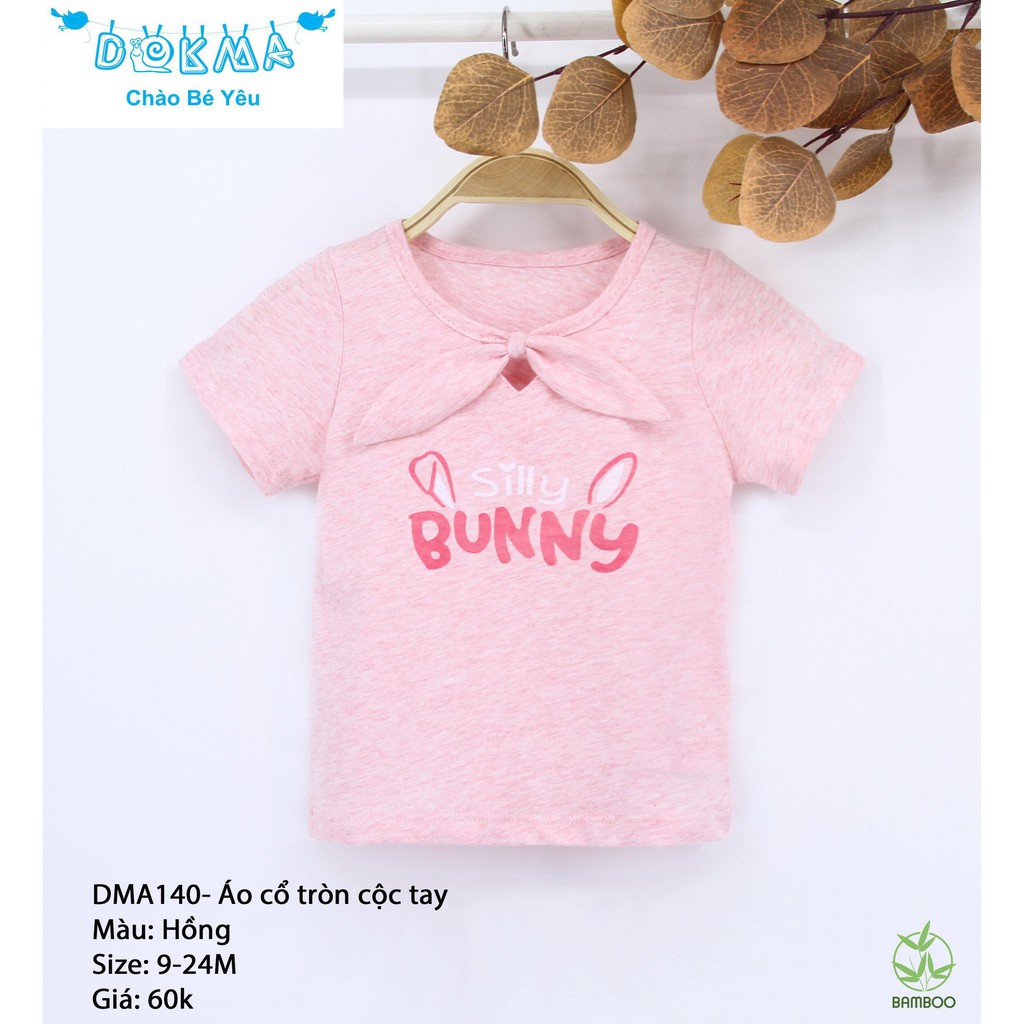 Dokma - Áo cộc tay cổ tròn cho bé 9-24m DMA140