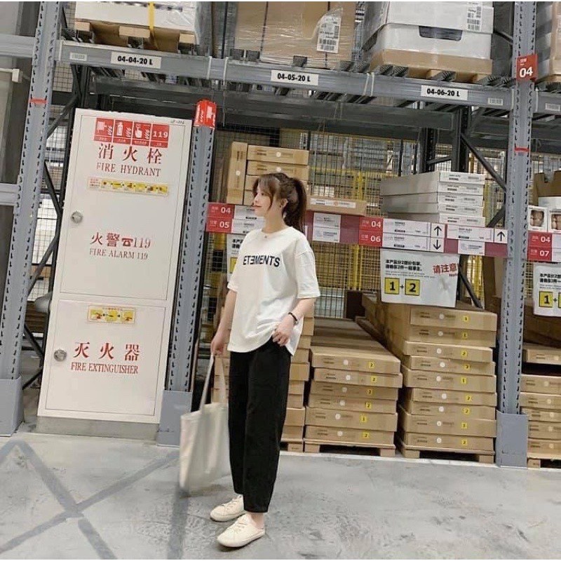 Quần Baggy Nữ - Quần Kaki Trơn ống suông Unisex cực cute