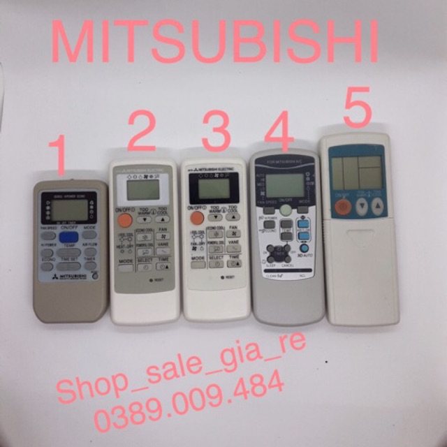 Remote- điều khiển máy lạnh Mitsubishi