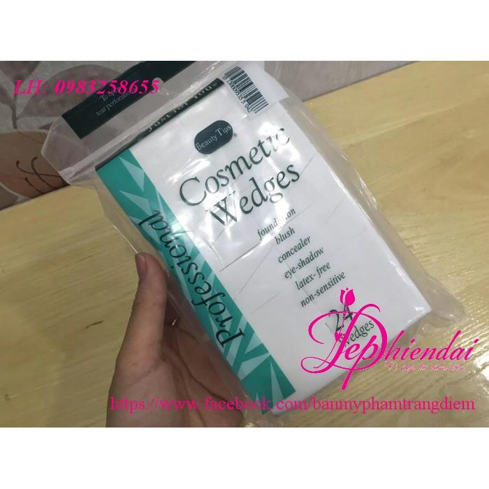 BÔNG MÚT COSMETIC WEDGES CHÍNH HÃNG