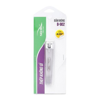 Bấm móng tay Kềm Nghĩa thép không gỉ lưỡi cong loại lớn B.902